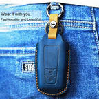 For Toyota Car Cowhide Leather Key Protective Cover Key Case, Two Keys Version, For Toyota, Two Keys Version, For Toyota,Two Keys Version, For Toyota , Two Keys Version