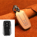 For Toyota Car Cowhide Leather Key Protective Cover Key Case, Two Keys Version, For Toyota,Two Keys Version, For Toyota, Two Keys Version For Toyota,Two Keys Version Brown