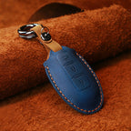For Nissan Car Cowhide Leather Key Protective Cover Key Case, Three Keys Tailgate Version, For Nissan, Three Keys Tailgate Version