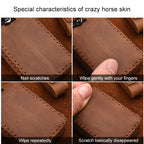 For Volvo Single Slit Style Car Cowhide Leather Key Protective Cover Key Case, For Volvo Single Slit Style