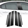 For Alfa Romeo Giulia Carbon Fiber Car B / C / Middle Pillar Door Window Decorative Sticker,Left and Right Drive Universal, Door Window Door Window