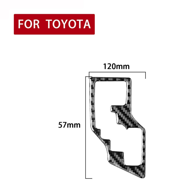 Car Carbon Fiber Gear Decorative Sticker for Toyota Corolla / Levin 2014-2018, Right Drive, Gear, Right Drive – Durable Build, Easy to Use