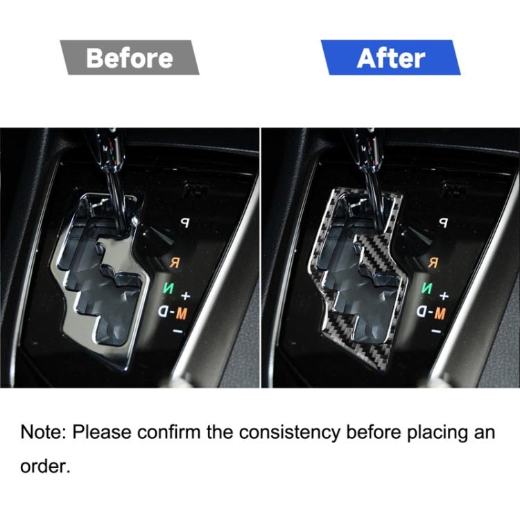 Car Carbon Fiber Gear Decorative Sticker for Toyota Corolla / Levin 2014-2018, Right Drive, Gear, Right Drive – Durable Build, Easy to Use