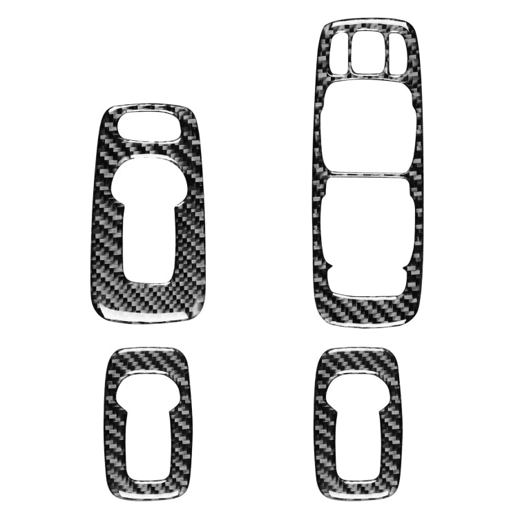 4 in 1 Car Carbon Fiber Door Set B Decorative Sticker for Volvo XC90 2003-2014, Right Drive, Door Set B, Right Drive Door Set B, Right Drive