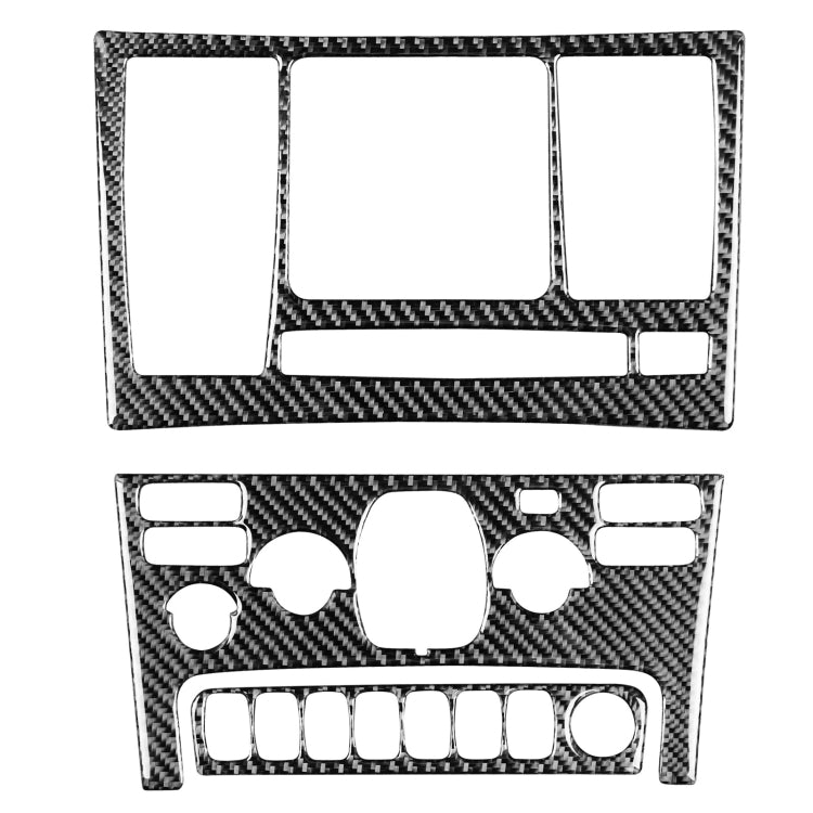 Car Carbon Fiber Control Panel Set B Decorative Sticker for Volvo XC90 2003-2014, Left and Right Drive Universal, Control Panel Set B Control Panel Set B