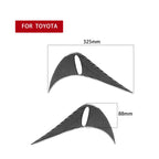 2 PCS / Set Carbon Fiber Car Back Lamp Eyebrow Decorative Sticker for Toyota GT86 / Subaru BRZ 2012-2016, Drop Glue Version, For Toyota GT86 2012-2016,Back