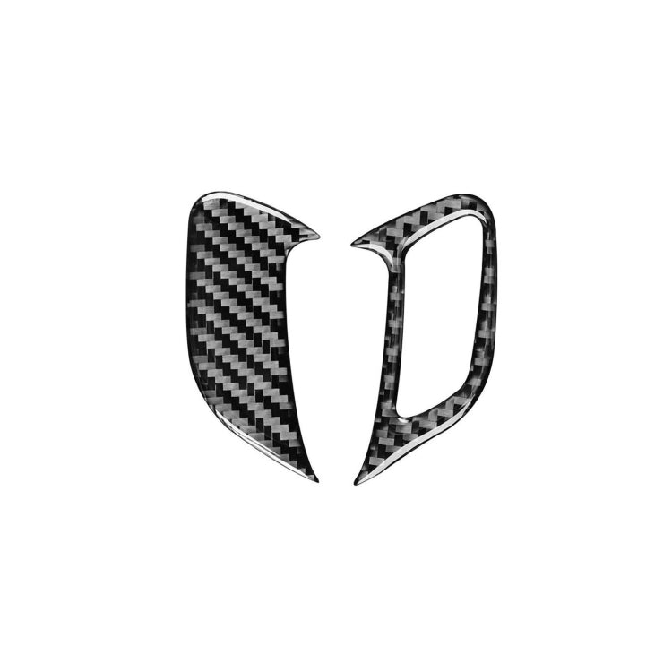 2 PCS / Set Carbon Fiber Car Door Lock Frame Decorative Sticker for Volkswagen Scirocco 2009-2016,Left Drive, Door Lock Frame ,Left Drive Door Lock Frame ,Left Drive