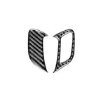 2 PCS / Set Carbon Fiber Car Door Lock Frame Decorative Sticker for Volkswagen Scirocco 2009-2016,Left Drive, Door Lock Frame ,Left Drive Door Lock Frame ,Left Drive