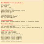 OBD2 WIFI Mini Car Detector Car Fault Diagnostic Tool, Car Fault Diagnostic Tool