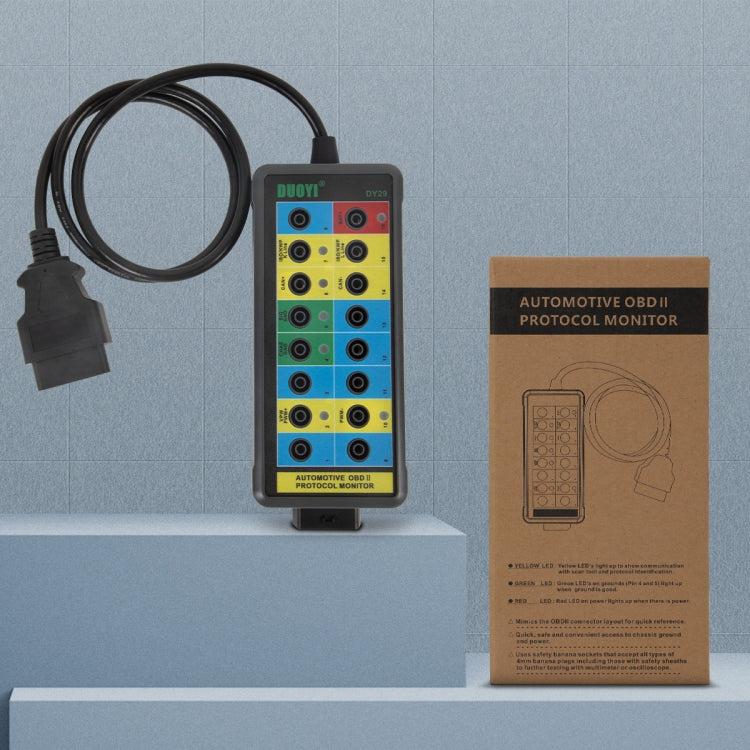 DUOYI DY29 Car OBD2 Diagnostic Protocol Detector Tester, DY29 – Durable Build, Easy to Use