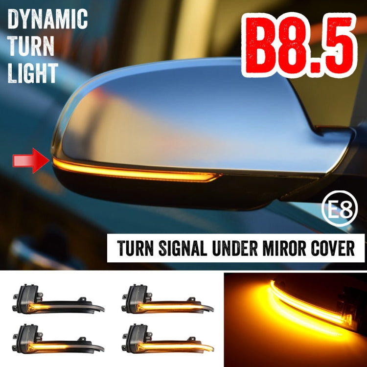 1 Pair For Audi A4 B8.5 Car Dynamic LED Turn Signal Light Rearview Mirror Flasher Water Blinker – Durable Build, Easy to Use, For Audi A4 B8.5