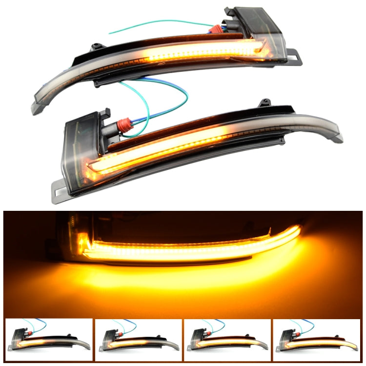 1 Pair For Audi A4 B8 Car Dynamic LED Turn Signal Light Rearview Mirror Flasher Water Blinker, For Audi A4 B8 For Audi A4 B8