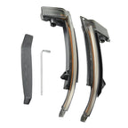 1 Pair For Audi A4 B8 Car Dynamic LED Turn Signal Light Rearview Mirror Flasher Water Blinker, For Audi A4 B8