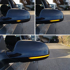 1 Pair For Audi A4 B8 Car Dynamic LED Turn Signal Light Rearview Mirror Flasher Water Blinker, For Audi A4 B8