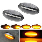 2pcs For Suzuki Grand Vitara JT 2005-2012 Car Dynamic LED Fender Side Light, For Suzuki Grand Vitara JT 2005-2012 (Transparent), For Suzuki Grand Vitara JT 2005-2012 (Transparent Black) For Suzuki Grand Vitara JT 2005-2012 (Transparent) Transparent
