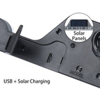 Car Triangular Light Warning Sign Solar Charging Strobe Emergency Ranger Light