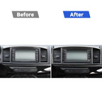 2 PCS Car Carbon Fiber Navigation System Display Decorative Sticker for Mitsubishi Lancer EVO 2008-2015, Left and Right Drive Universal, Navigation System Display – Durable Build, Easy to Use