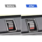2 PCS Car Carbon Fiber Left and Right Door Lock Decorative Sticker for Nissan GTR R35 2008-2020, Left and Right Drive Universal, Door Lock – Durable Build, Easy to Use