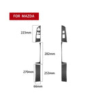 6 in 1 Car Carbon Fiber Left and Right Driving Seat Lift Decorative Sticker for Mazda RX8 2004-2008, Left Drive High-configured, Left and Right Driving Seat Lift, Left Drive High-configured – Durable Build, Easy to Use