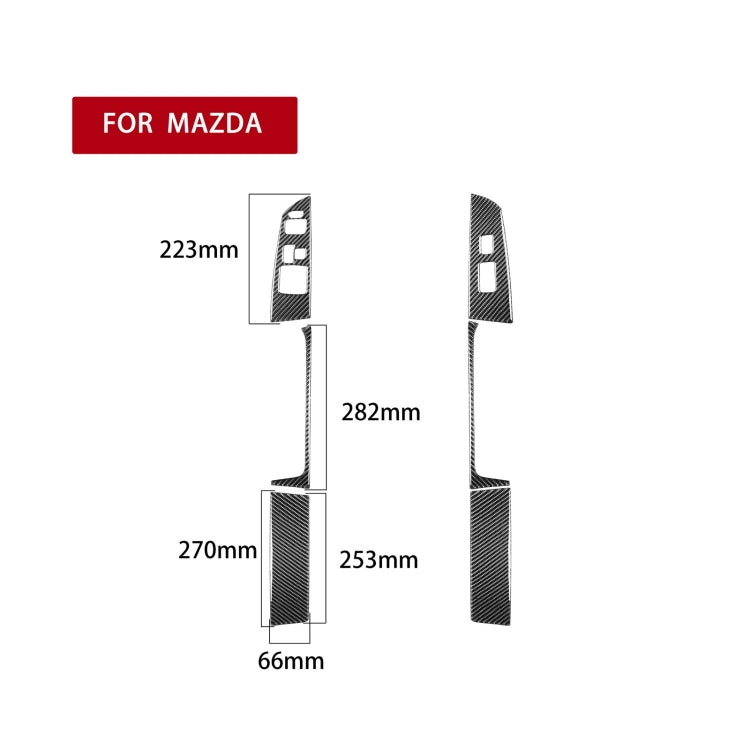6 in 1 Car Carbon Fiber Left and Right Driving Seat Lift Decorative Sticker for Mazda RX8 2004-2008, Left Drive High-configured, Left and Right Driving Seat Lift, Left Drive High-configured – Durable Build, Easy to Use
