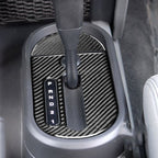 2 in 1 Car Carbon Fiber Gear Decorative Sticker for Jeep Wrangler JK 2007-2010, Left Drive , Gear
