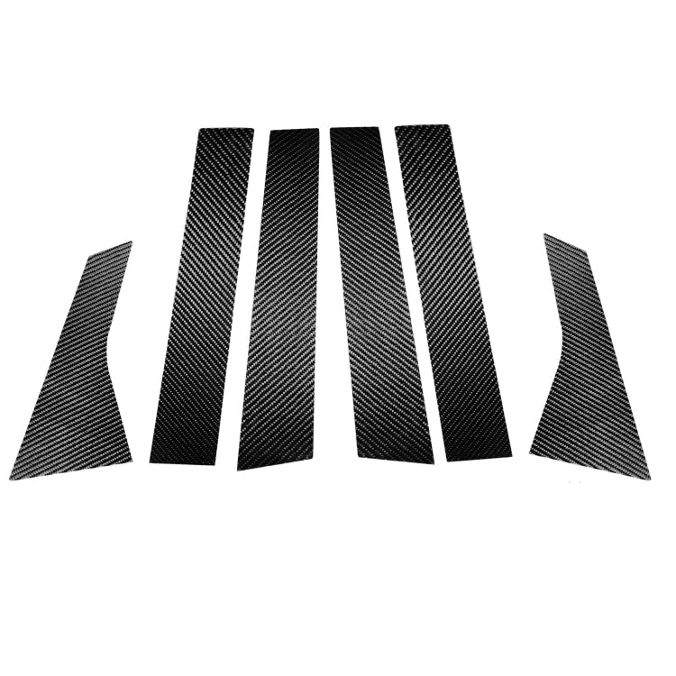 6 in 1 Car Carbon Fiber B-pillar Decorative Sticker for Honda 10th Generation Accord 2018-2021, Left and Right Drive Universal, B-pillar – Durable Build, Easy to Use B-pillar