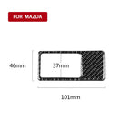 Car Carbon Fiber Headlight Panel Decorative Sticker for Mazda CX-5 2017-2018, Right Drive, Headlight Panel, Right Drive – Durable Build, Easy to Use
