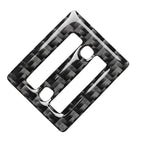 Car Carbon Fiber Middle Air Outlet Decorative Sticker for Lexus IS250 300 350C 2006-2012, Left and Right Drive Universal, Middle Air Outlet