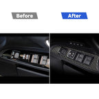 Car Carbon Fiber Window Glass Lift Decorative Sticker for Lexus IS250 300 350C 2006-2012, Right Drive, Window Glass Lift, Right Drive – Durable Build, Easy to Use