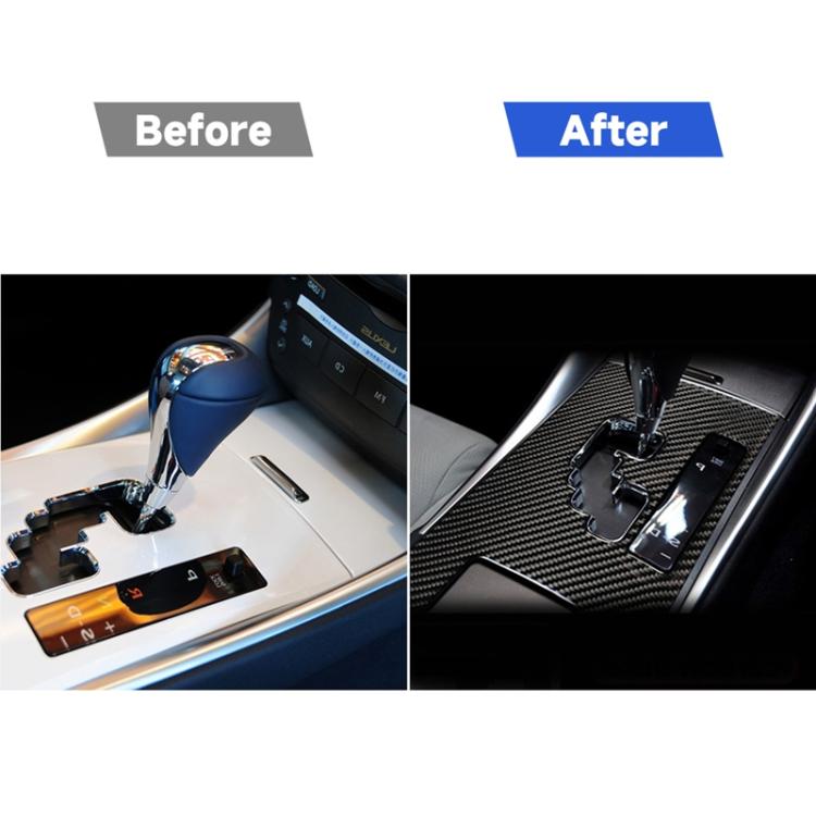 Car Carbon Fiber Gears B Decorative Sticker for Lexus IS250 300 350C 2006-2012, Right Drive, Gears B, Right Drive – Durable Build, Easy to Use