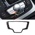 Car Carbon Fiber Multimedia Panel Decorative Sticker for Audi A6 S6 C7 A7 S7 4G8 2012-2018, Left and Right Drive Universal, Multimedia Panel Multimedia Panel