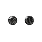 Car Carbon Fiber Air Conditioning Button Decorative Sticker for Audi A6 S6 C7 A7 S7 4G8 2012-2018, Left and Right Drive Universal, Air Conditioning Button