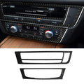 Car Carbon Fiber Air Conditioning CD Panel Decorative Sticker for Audi A6 S6 C7 A7 S7 4G8 2012-2018, Right Drive, Air Conditioning CD Panel, Right Drive Air Conditioning CD Panel, Right Drive