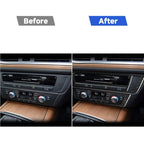 Car Carbon Fiber Air Conditioning CD Panel Decorative Sticker for Audi A6 S6 C7 A7 S7 4G8 2012-2018, Right Drive, Air Conditioning CD Panel, Right Drive