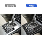 Car Carbon Fiber Gear Shift Position + Side Panel Decorative Sticker for Audi A6 2005-2011, Right Drive, High Configuration, Gear Shift Position Right Drive, High Configuration – Durable Build, Easy to Use