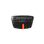 Car Carbon Fiber German Flag Pattern Doorpost Decorative Sticker for Audi TT, Left and Right Drive Universal, Doorpost German Color – Durable Build, Easy to Use