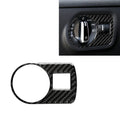 Car Carbon Fiber Headlight Switch Decorative Sticker for Audi TT 8n 8J MK123 TTRS 2008-2014, Left Drive, Headlight Switch , Left Drive Headlight Switch , Left Drive