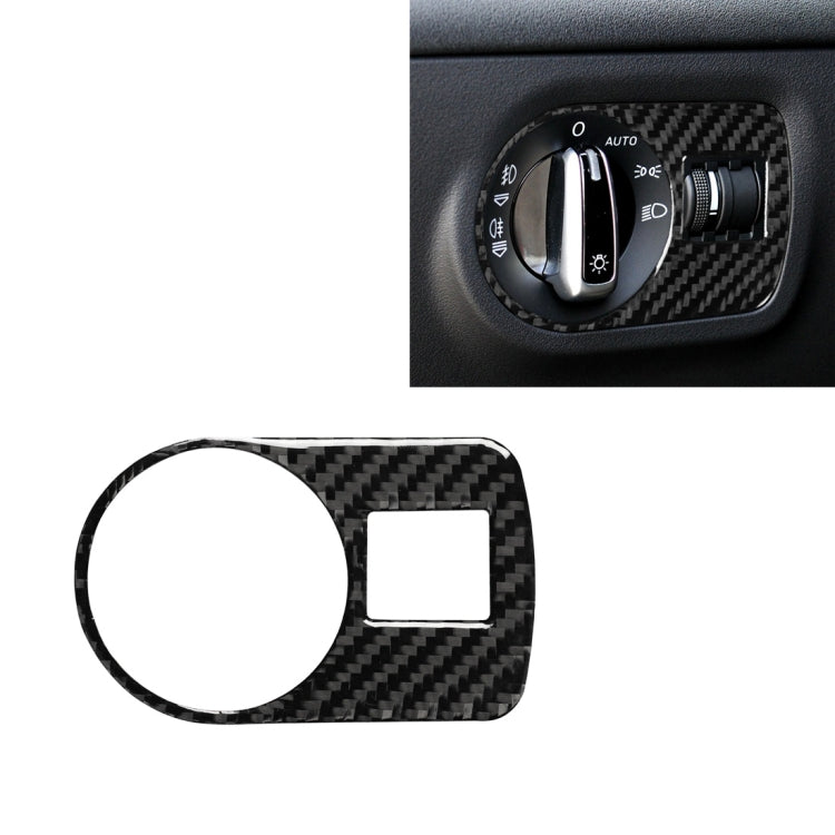 Car Carbon Fiber Headlight Switch Decorative Sticker for Audi TT 8n 8J MK123 TTRS 2008-2014, Left Drive, Headlight Switch , Left Drive Headlight Switch , Left Drive
