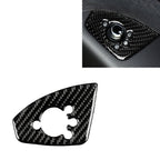 Car Carbon Fiber Door Button Decorative Sticker for Audi TT 8n 8J MK123 TTRS 2008-2014, Right Drive, B Style, Door Button, Right Drive B Door Button, Right Drive B