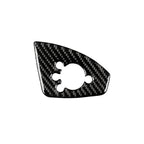 Car Carbon Fiber Door Button Decorative Sticker for Audi TT 8n 8J MK123 TTRS 2008-2014, Left Drive, B Style, Door Button , Left Drive B