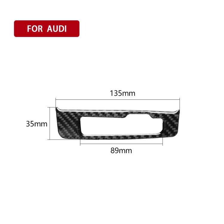 Car Carbon Fiber Gear Shift Frame Decorative Sticker for Audi A3 / 8V 2014-2019, Left Drive, Gear Shift Frame, Left Drive – Durable Build, Easy to Use