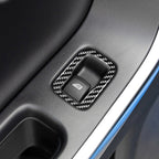 3 PCS Car Carbon Fiber Window Lifting Button Decorative Stickers for Volvo V60 2010-2017 / S60 2010-2018, Right Drive, Window Lifting Button, Right Drive
