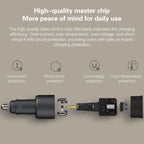 Original Xiaomi CC07ZM 100W Dual Ports USB + USB-C / Type-C Car Charger Fast Charging Version 1A1C, 100W