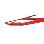 Car Carbon Fiber Dashboard Frame Decorative Sticker for Audi A5, Left Drive, For Audi A5