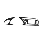 Car Carbon Fiber Dashboard Frame Decorative Sticker for Audi A5, Left Drive, For Audi A5 For Audi A5