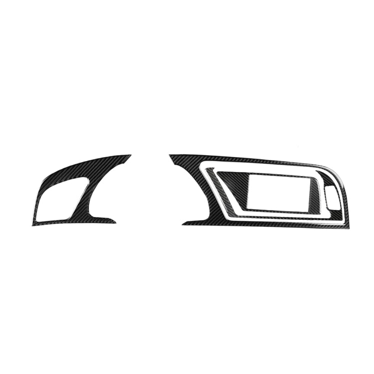 Car Carbon Fiber Dashboard Frame Decorative Sticker for Audi A5, Left Drive, For Audi A5 For Audi A5