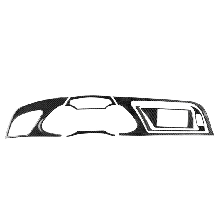 Car Carbon Fiber Dashboard Frame Decorative Sticker for Audi A4 2009-2010 / A4L 2009-2012, Left Drive, For Audi A4 2009-2010 For Audi A4 2009-2010