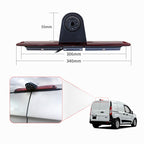 PZ461 Car Waterproof High Position Tail Light Brake Light View Camera + 7 inch Rearview Monitor for Mercedes Benz / Volkswagen, PZ461 + 7 inch Rearview Monitor