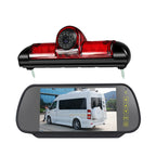 PZ460 Car Waterproof HD High Position Brake Light View Camera + 7 inch Rearview Monitor for Fiat / Citroen / Peugeot, PZ460 + 7 inch Rearview Monitor PZ460 + 7 inch Rearview Monitor