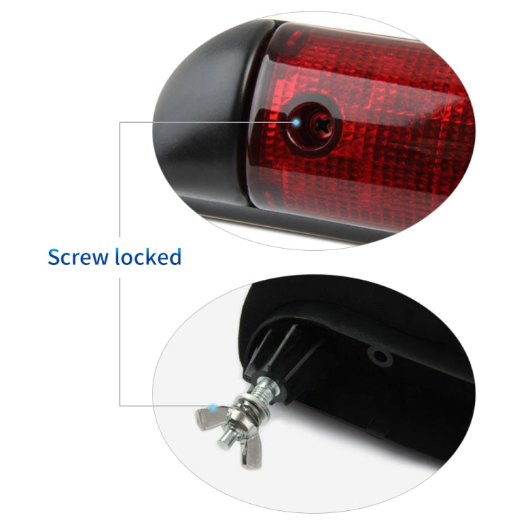 PZ460 Car Waterproof HD High Position Brake Light View Camera + 7 inch Rearview Monitor for Fiat / Citroen / Peugeot, PZ460 + 7 inch Rearview Monitor